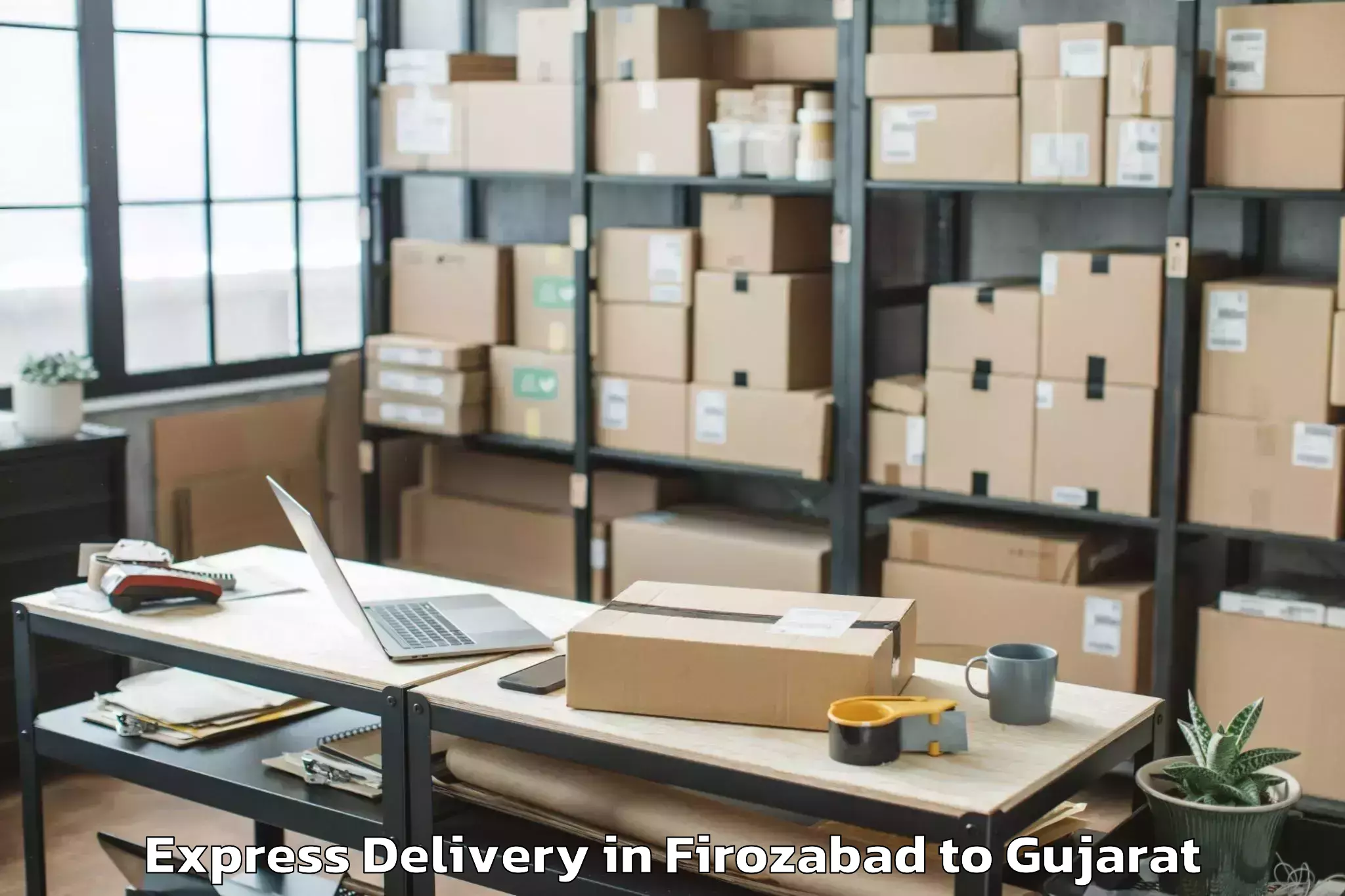 Quality Firozabad to Dohad Express Delivery